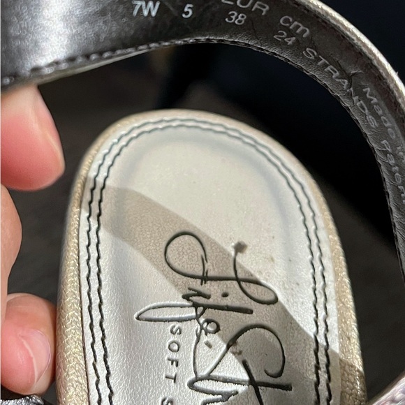 Silver /Grey Life Stride Sandals - Picture 4 of 4